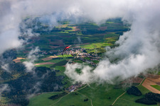 Place under clouds in the district Gallmannsweil in Mühlingen in the state Baden-Wuerttemberg, Germany