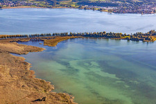 Footbridge to Reichenau - Pirminstr in the district Lindenbühl in Reichenau in the state Baden-Wuerttemberg, Germany
