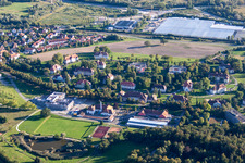 Building complex of the Vocational School IB Medizinische Akademie - Schule fuer Ergotherapie in the district Waldsiedlung in Reichenau in the state Baden-Wurttemberg, Germany