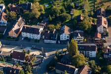 District Wollmatingen in Konstanz in the state Baden-Wuerttemberg, Germany seen from above