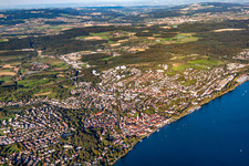 Überlingen in the state Baden-Wuerttemberg, Germany from above