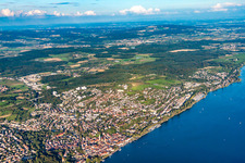 Überlingen in the state Baden-Wuerttemberg, Germany out of the air