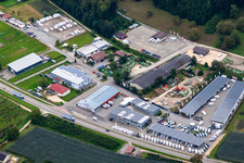 Burmeister Caravan Center in the district Ludwigshafen in Bodman-Ludwigshafen in the state Baden-Wuerttemberg, Germany