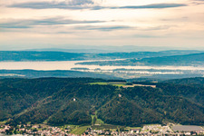 District Bodman in Bodman-Ludwigshafen in the state Baden-Wuerttemberg, Germany from a drone