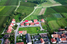 Aerial photograpy of At Narrenberg in Hergersweiler in the state Rhineland-Palatinate, Germany