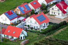 At Narrenberg in Hergersweiler in the state Rhineland-Palatinate, Germany from above