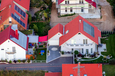 At Narrenberg in Hergersweiler in the state Rhineland-Palatinate, Germany seen from above