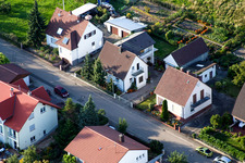 Mühlstr in Barbelroth in the state Rhineland-Palatinate, Germany from the drone perspective