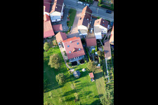 Eichstr in Minfeld in the state Rhineland-Palatinate, Germany from the drone perspective