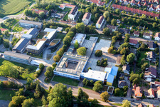 School grounds and buildings of the IGS and Realschule in Kandel in the state Rhineland-Palatinate