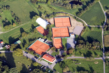 Tennis court Maximiliansau in the district Maximiliansau in Wörth am Rhein in the state Rhineland-Palatinate, Germany
