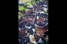 Schleithal in the state Bas-Rhin, France from the drone perspective