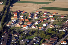 Landauer Weg development area in the district Schaidt in Wörth am Rhein in the state Rhineland-Palatinate, Germany