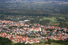 From the southwest in Mothern in the state Bas-Rhin, France