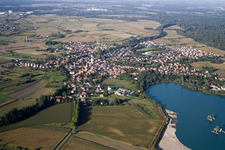 Offendorf in the state Bas-Rhin, France out of the air