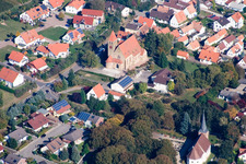 Church building in the village of in Insheim in the state Rhineland-Palatinate