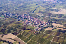 Village view in the district Wollmesheim in Landau in der Pfalz in the state Rhineland-Palatinate, Germany