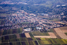 Landau-West in Landau in der Pfalz in the state Rhineland-Palatinate, Germany seen from above