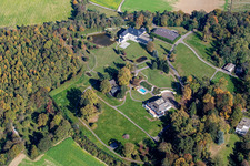 Grötzingen, Schmieder estate at Rittnerthof in the district Durlach in Karlsruhe in the state Baden-Wuerttemberg, Germany out of the air