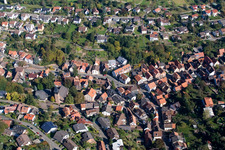 Village view in the district Gruenwettersbach in Karlsruhe in the state Baden-Wurttemberg