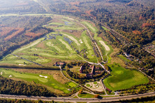Grounds of the Golf course at GC Hofgut Scheibenhardt in the district Beiertheim - Bulach in Karlsruhe in the state Baden-Wurttemberg, Germany