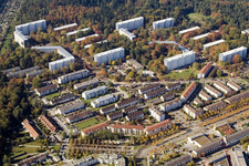 District Oberreut in Karlsruhe in the state Baden-Wuerttemberg, Germany