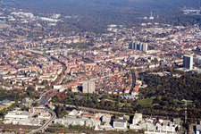 District Weststadt in Karlsruhe in the state Baden-Wuerttemberg, Germany