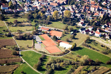Tennis Club in the district Maximiliansau in Wörth am Rhein in the state Rhineland-Palatinate, Germany