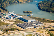 Palm Corrugated Board Factory in Wörth am Rhein in the state Rhineland-Palatinate, Germany