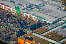 Market baptism in the Maximilian Center in the district Maximiliansau in Wörth am Rhein in the state Rhineland-Palatinate, Germany out of the air