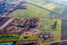 On the Rhine dam in the district Maximiliansau in Wörth am Rhein in the state Rhineland-Palatinate, Germany