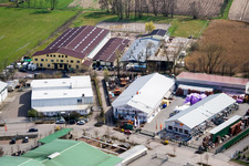 Horstring in the district Minderslachen in Kandel in the state Rhineland-Palatinate, Germany seen from above