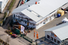 Aerial view of Mindum Roofing in the district Minderslachen in Kandel in the state Rhineland-Palatinate, Germany