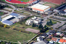 Queichtalhalle in Offenbach an der Queich in the state Rhineland-Palatinate, Germany