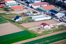 Aerial view of Geräucker in Hatzenbühl in the state Rhineland-Palatinate, Germany
