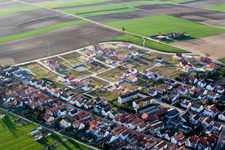 On the high trail from the south in Kandel in the state Rhineland-Palatinate, Germany