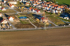 Oblique view of On the high trail in Kandel in the state Rhineland-Palatinate, Germany