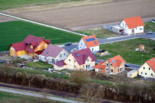 New development area NO in the district Schaidt in Wörth am Rhein in the state Rhineland-Palatinate, Germany from above