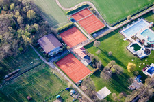 Tennis court and hall Bellheim in Bellheim in the state Rhineland-Palatinate, Germany
