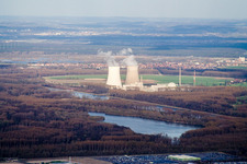 EnBW nuclear power plant in Philippsburg in the state Baden-Wuerttemberg, Germany