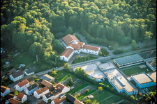 Hatzenbühler industrial area with Eichenauer GmbH in Hatzenbühl in the state Rhineland-Palatinate, Germany