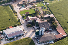 Homestead of a farm Richard Jungkind Recycling Wendelinushof in Philippsburg in the state Baden-Wurttemberg, Germany