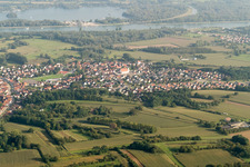 Mothern in the state Bas-Rhin, France from the plane