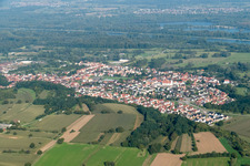Mothern in the state Bas-Rhin, France viewn from the air
