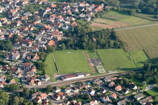 Rountzenheim in the state Bas-Rhin, France seen from above