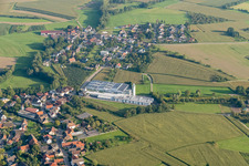 Aerial photograpy of Ruhsi GmbH & Co. KG in the district Rheinbischofsheim in Rheinau in the state Baden-Wuerttemberg, Germany