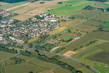 Sports field of the sports club Freistett 1921 eV in the district Freistett in Rheinau in the state Baden-Wuerttemberg, Germany