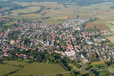 Town View of the streets and houses of the residential areas in the district Freistett in Rheinau in the state Baden-Wurttemberg, Germany