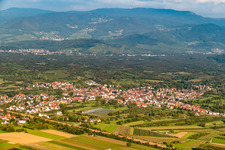 Aerial photograpy of District Önsbach in Achern in the state Baden-Wuerttemberg, Germany