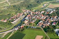 From the west in the district Erlach in Renchen in the state Baden-Wuerttemberg, Germany